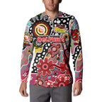 Personalised Dolphins NRL Celebrating 50 Years of Naidoc Button Sweatshirt NAIDOC Week 2025 Aboriginal