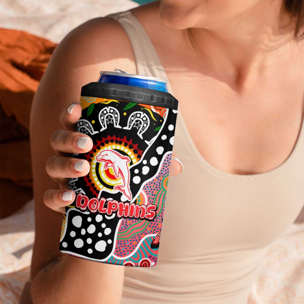 Dolphins NRL Celebrating 50 Years of Naidoc 4 in 1 Can Cooler Tumbler NAIDOC Week 2025 Aboriginal