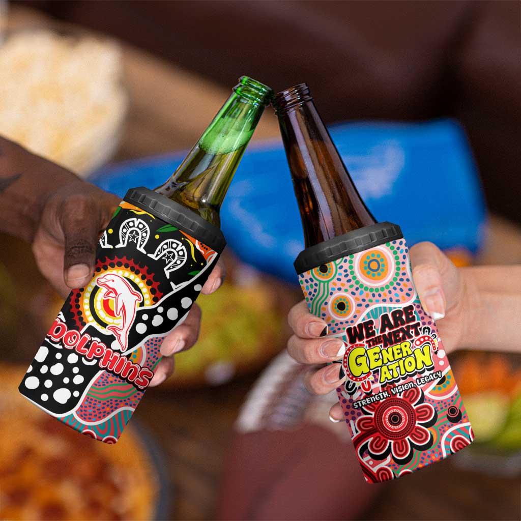 Dolphins NRL Celebrating 50 Years of Naidoc 4 in 1 Can Cooler Tumbler NAIDOC Week 2025 Aboriginal