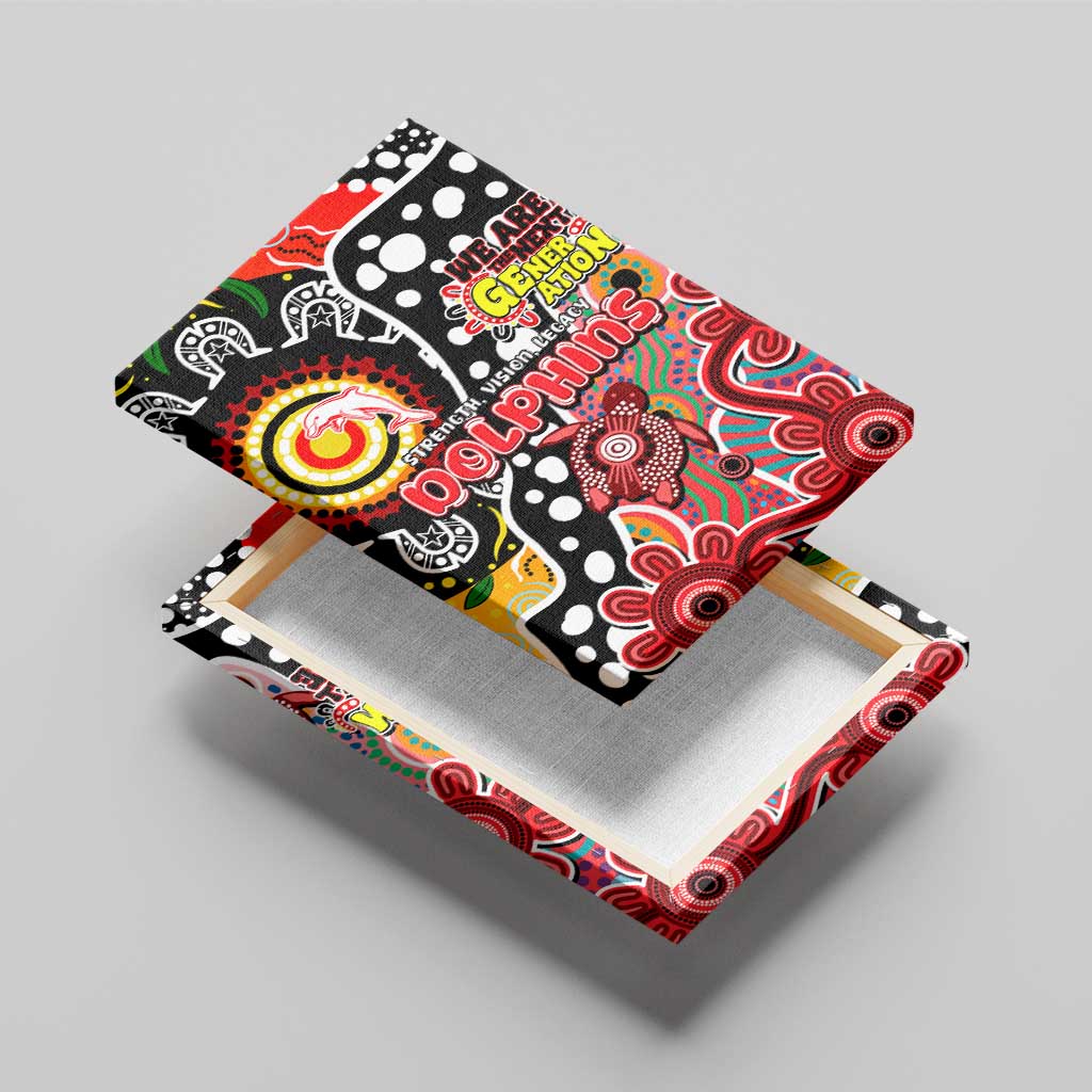 Dolphins NRL Celebrating 50 Years of Naidoc Canvas Wall Art NAIDOC Week 2025 Aboriginal