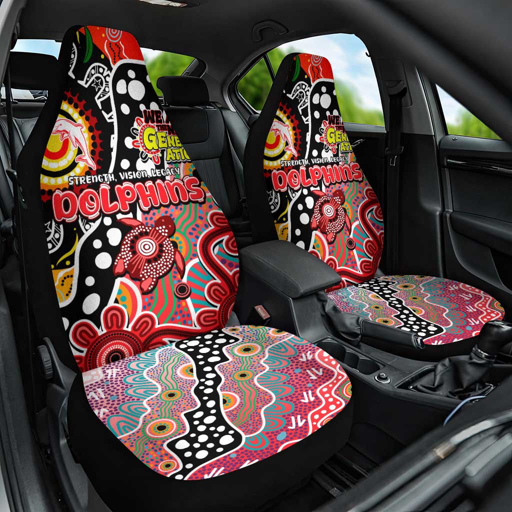 Dolphins NRL Celebrating 50 Years of Naidoc Car Seat Cover NAIDOC Week 2025 Aboriginal