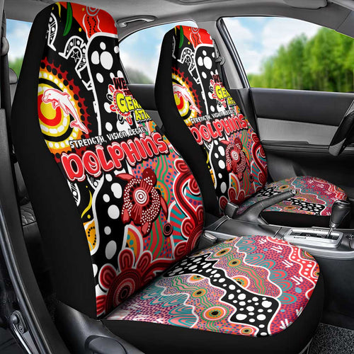 Dolphins NRL Celebrating 50 Years of Naidoc Car Seat Cover NAIDOC Week 2025 Aboriginal