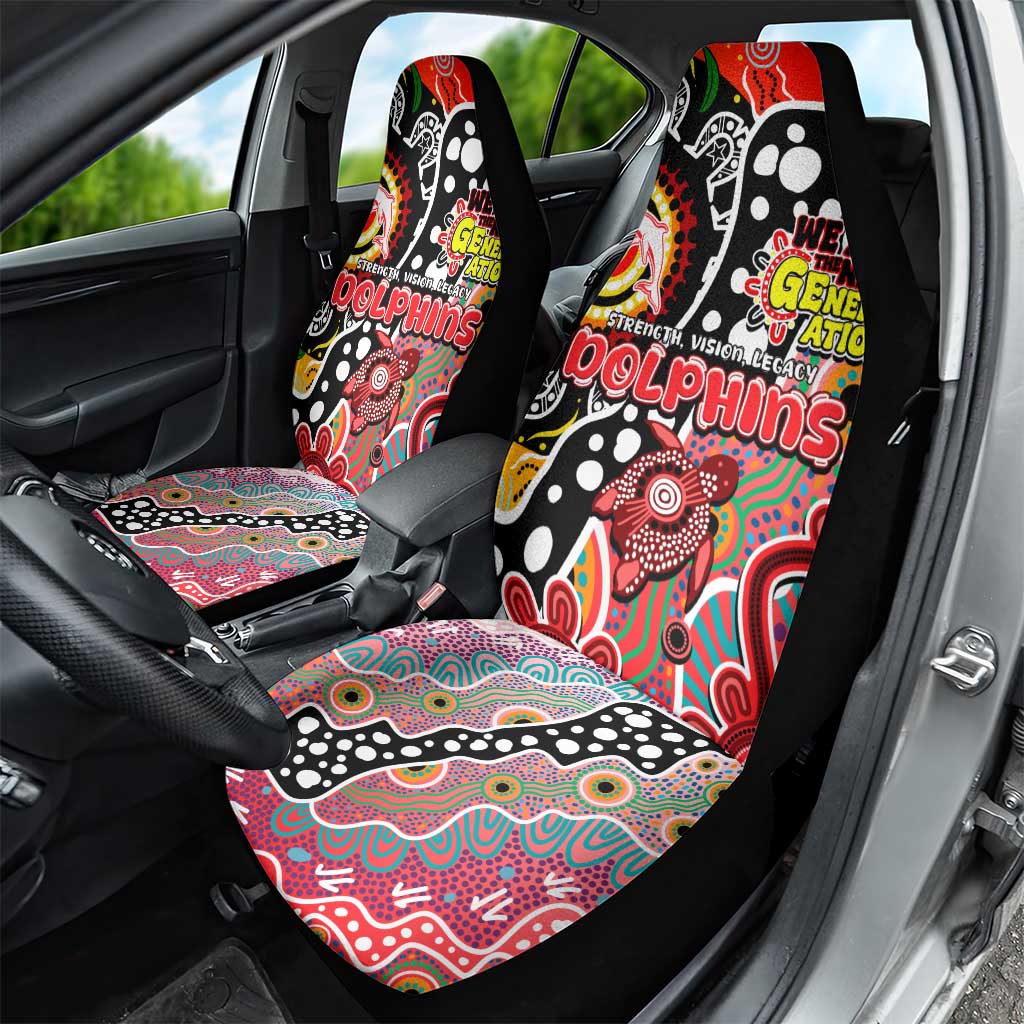 Dolphins NRL Celebrating 50 Years of Naidoc Car Seat Cover NAIDOC Week 2025 Aboriginal