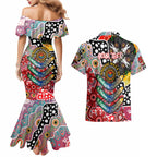 Personalised Dolphins NRL Celebrating 50 Years of Naidoc Couples Matching Mermaid Dress and Hawaiian Shirt NAIDOC Week 2025 Aboriginal