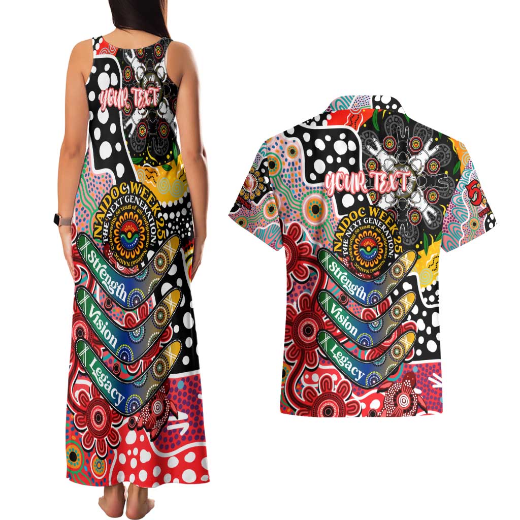 Personalised Dolphins NRL Celebrating 50 Years of Naidoc Couples Matching Tank Maxi Dress and Hawaiian Shirt NAIDOC Week 2025 Aboriginal