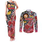 Personalised Dolphins NRL Celebrating 50 Years of Naidoc Couples Matching Tank Maxi Dress and Long Sleeve Button Shirt NAIDOC Week 2025 Aboriginal
