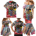 Personalised Dolphins NRL Celebrating 50 Years of Naidoc Family Matching Mermaid Dress and Hawaiian Shirt NAIDOC Week 2025 Aboriginal