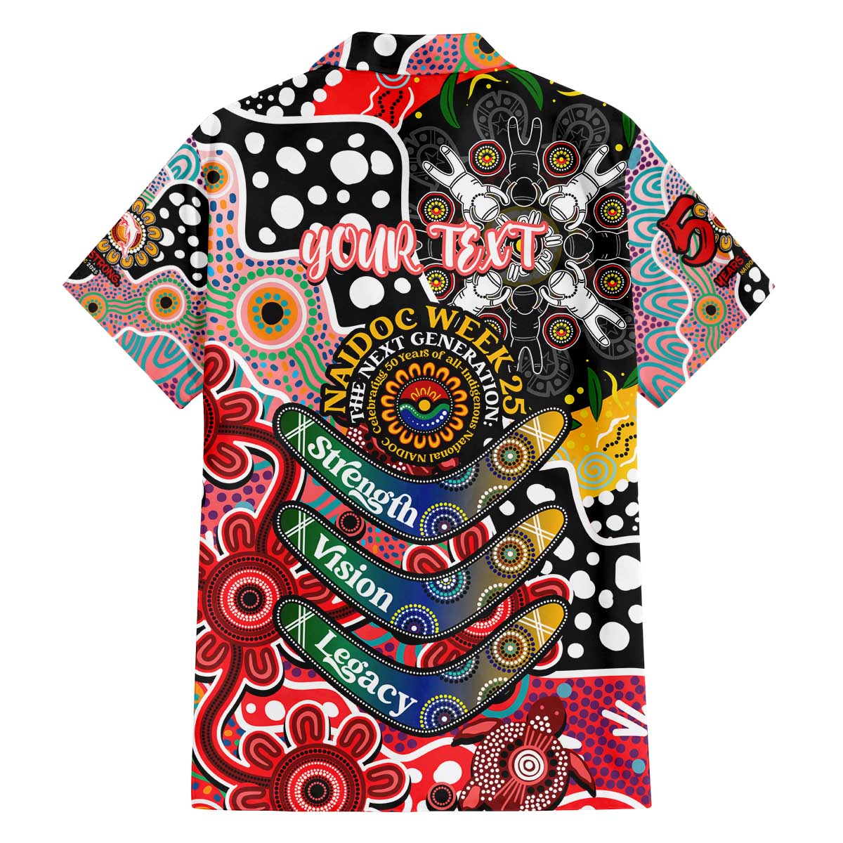 Personalised Dolphins NRL Celebrating 50 Years of Naidoc Family Matching Off The Shoulder Long Sleeve Dress and Hawaiian Shirt NAIDOC Week 2025 Aboriginal