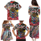 Personalised Dolphins NRL Celebrating 50 Years of Naidoc Family Matching Puletasi and Hawaiian Shirt NAIDOC Week 2025 Aboriginal