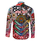 Personalised Dolphins NRL Celebrating 50 Years of Naidoc Family Matching Short Sleeve Bodycon Dress and Hawaiian Shirt NAIDOC Week 2025 Aboriginal