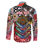 Personalised Dolphins NRL Celebrating 50 Years of Naidoc Family Matching Summer Maxi Dress and Hawaiian Shirt NAIDOC Week 2025 Aboriginal