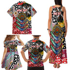 Personalised Dolphins NRL Celebrating 50 Years of Naidoc Family Matching Tank Maxi Dress and Hawaiian Shirt NAIDOC Week 2025 Aboriginal