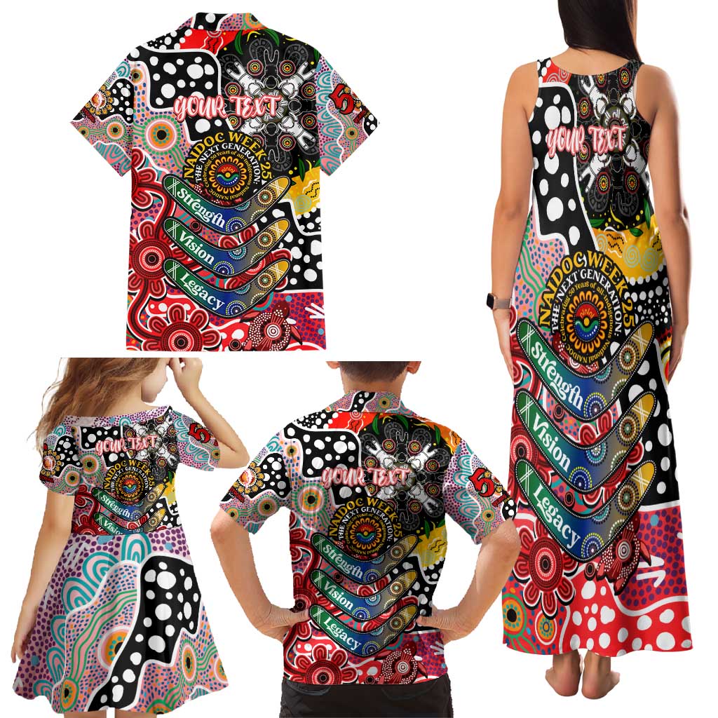 Personalised Dolphins NRL Celebrating 50 Years of Naidoc Family Matching Tank Maxi Dress and Hawaiian Shirt NAIDOC Week 2025 Aboriginal