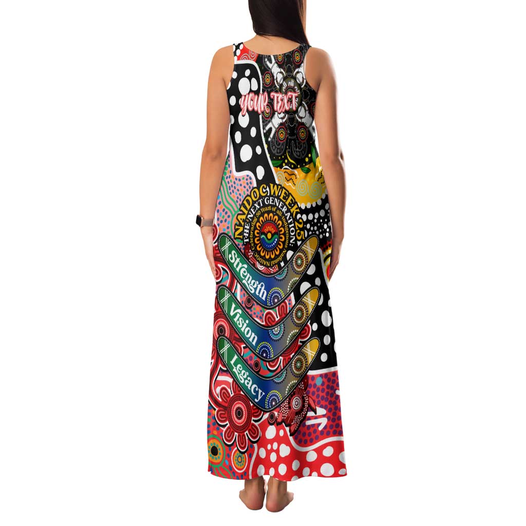 Personalised Dolphins NRL Celebrating 50 Years of Naidoc Family Matching Tank Maxi Dress and Hawaiian Shirt NAIDOC Week 2025 Aboriginal