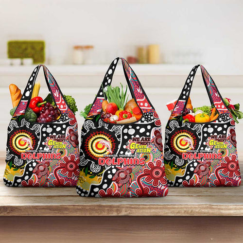Dolphins NRL Celebrating 50 Years of Naidoc Grocery Bag NAIDOC Week 2025 Aboriginal