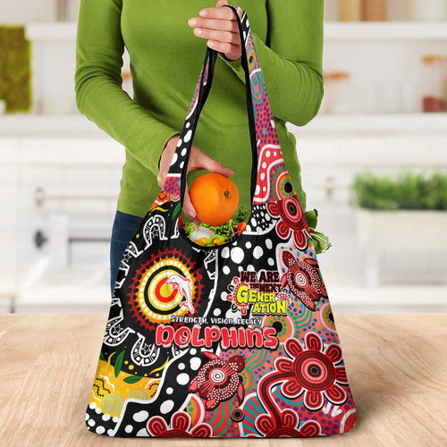 Dolphins NRL Celebrating 50 Years of Naidoc Grocery Bag NAIDOC Week 2025 Aboriginal