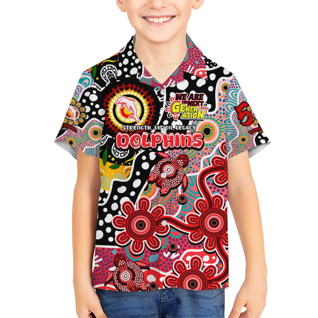 Personalised Dolphins NRL Celebrating 50 Years of Naidoc Hawaiian Shirt NAIDOC Week 2025 Aboriginal