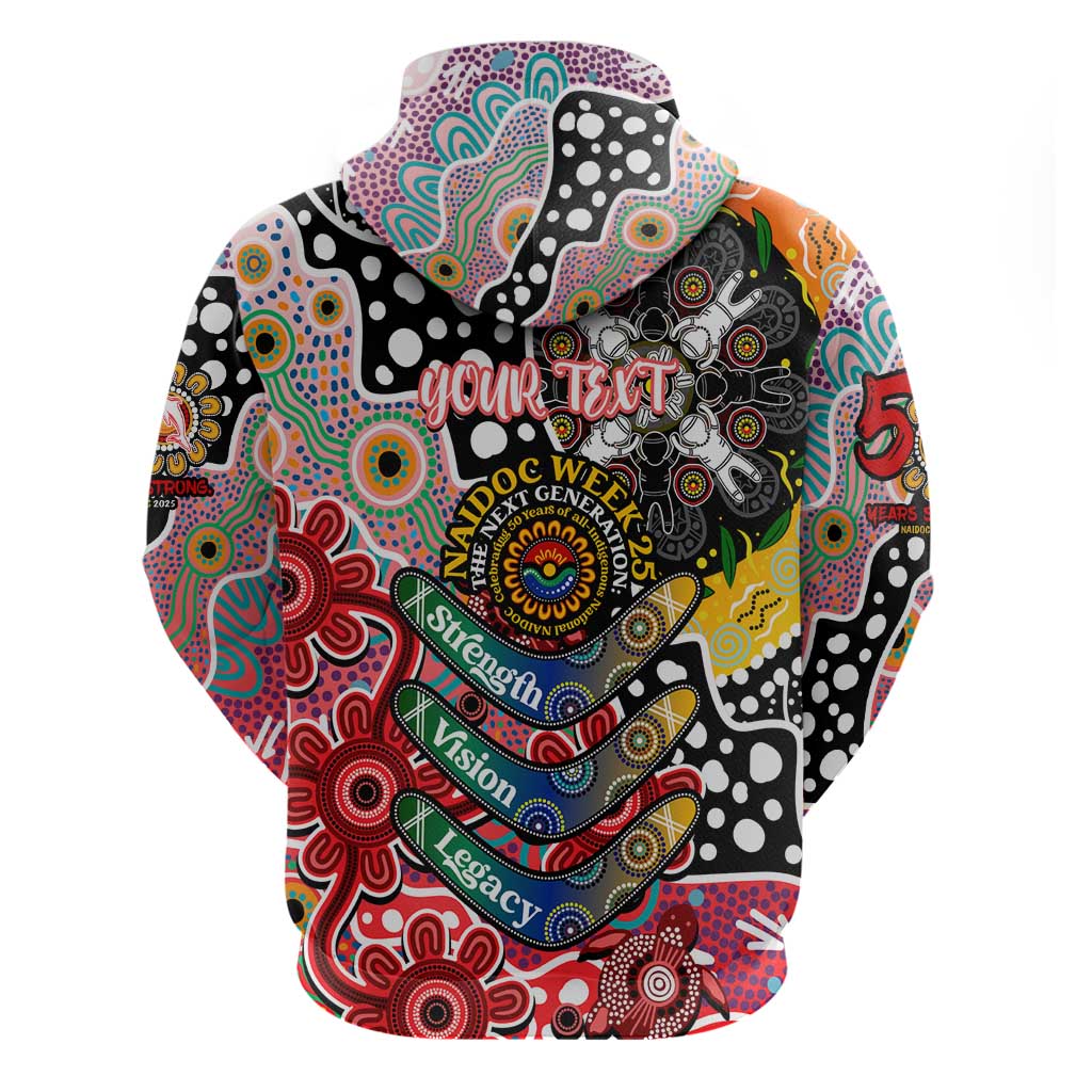 Personalised Dolphins NRL Celebrating 50 Years of Naidoc Hoodie NAIDOC Week 2025 Aboriginal