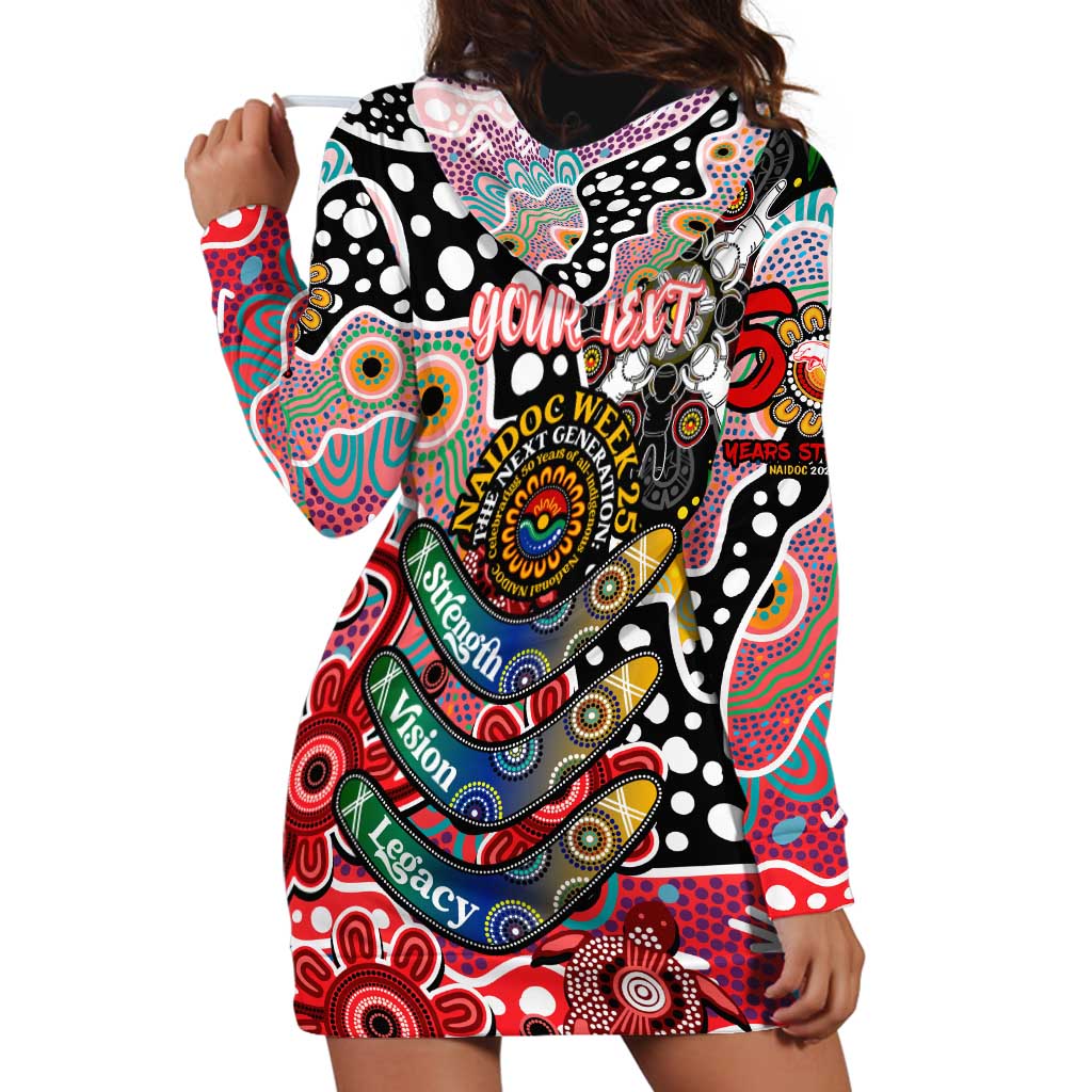 Personalised Dolphins NRL Celebrating 50 Years of Naidoc Hoodie Dress NAIDOC Week 2025 Aboriginal