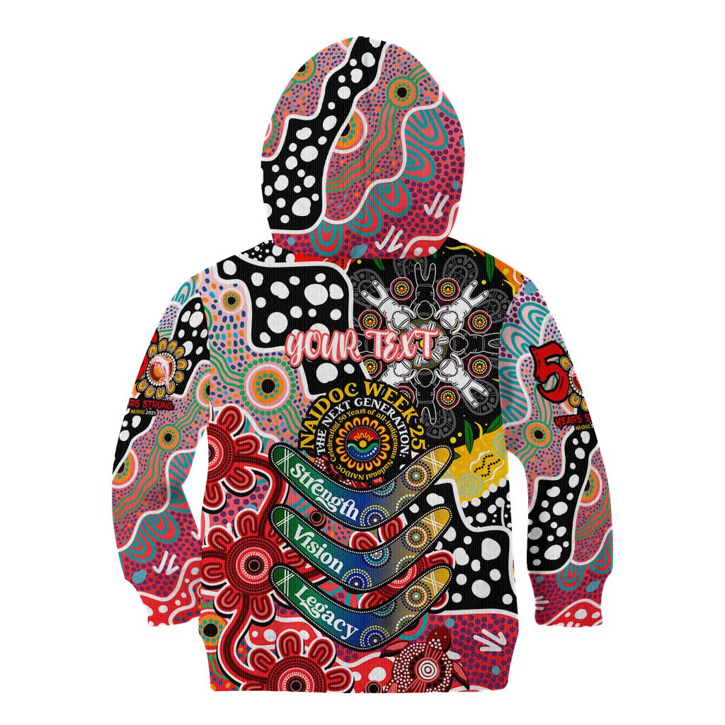 Personalised Dolphins NRL Celebrating 50 Years of Naidoc Kid Hoodie NAIDOC Week 2025 Aboriginal