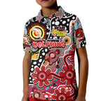 Personalised Dolphins NRL Celebrating 50 Years of Naidoc Kid Polo Shirt NAIDOC Week 2025 Aboriginal