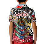 Personalised Dolphins NRL Celebrating 50 Years of Naidoc Kid Polo Shirt NAIDOC Week 2025 Aboriginal