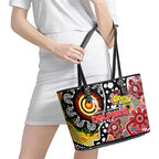 Dolphins NRL Celebrating 50 Years of Naidoc Leather Tote Bag NAIDOC Week 2025 Aboriginal