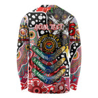 Personalised Dolphins NRL Celebrating 50 Years of Naidoc Long Sleeve Shirt NAIDOC Week 2025 Aboriginal