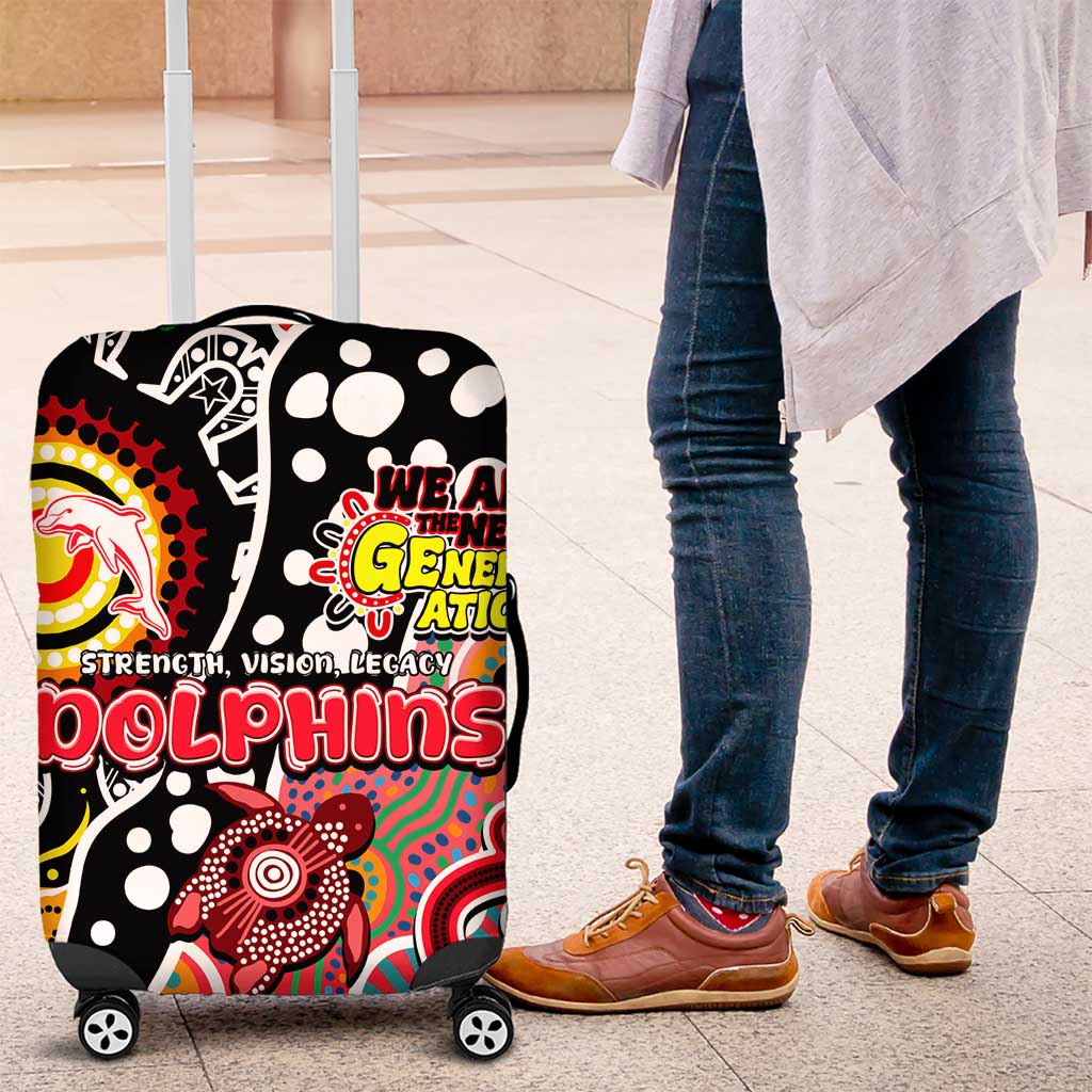 Dolphins NRL Celebrating 50 Years of Naidoc Luggage Cover NAIDOC Week 2025 Aboriginal