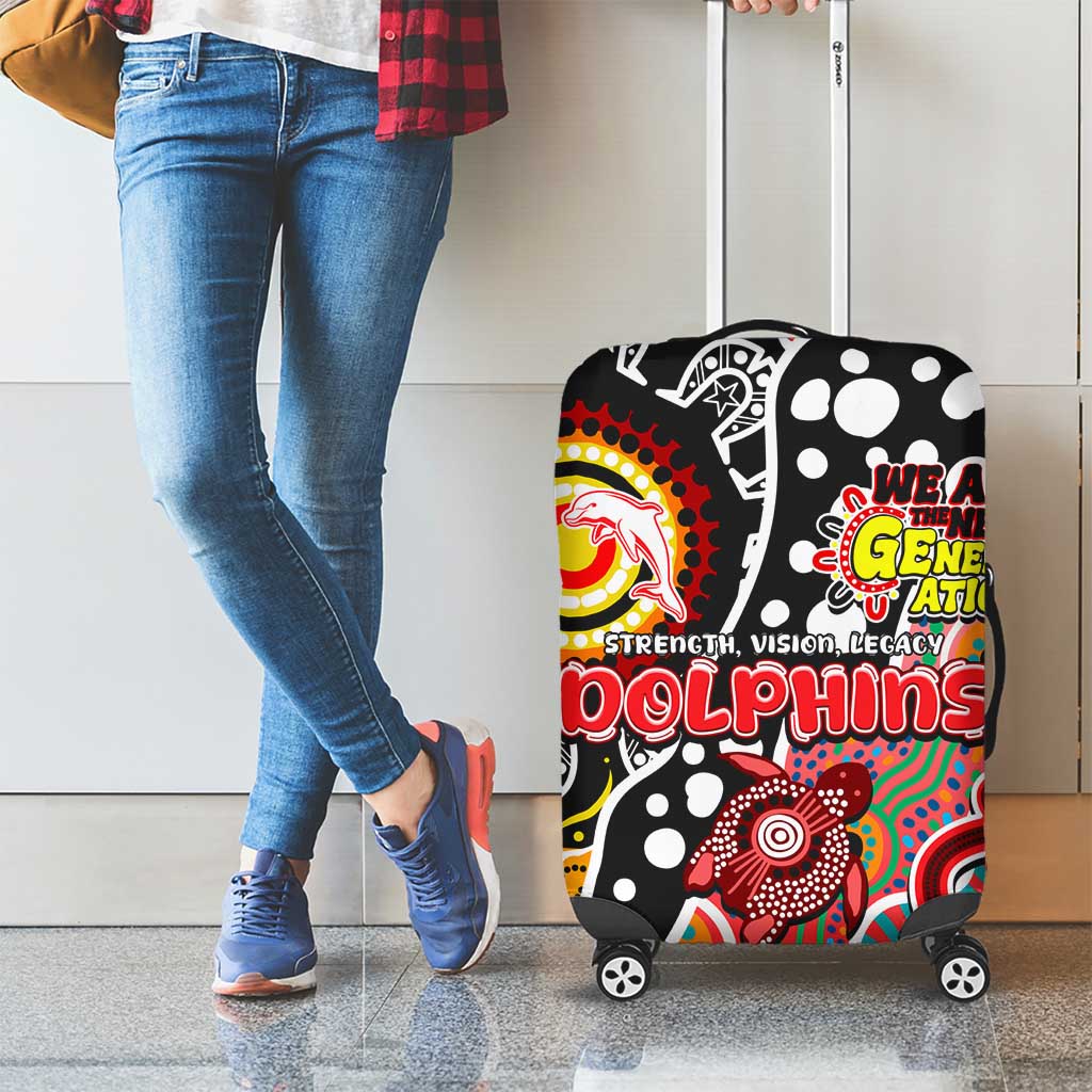 Dolphins NRL Celebrating 50 Years of Naidoc Luggage Cover NAIDOC Week 2025 Aboriginal
