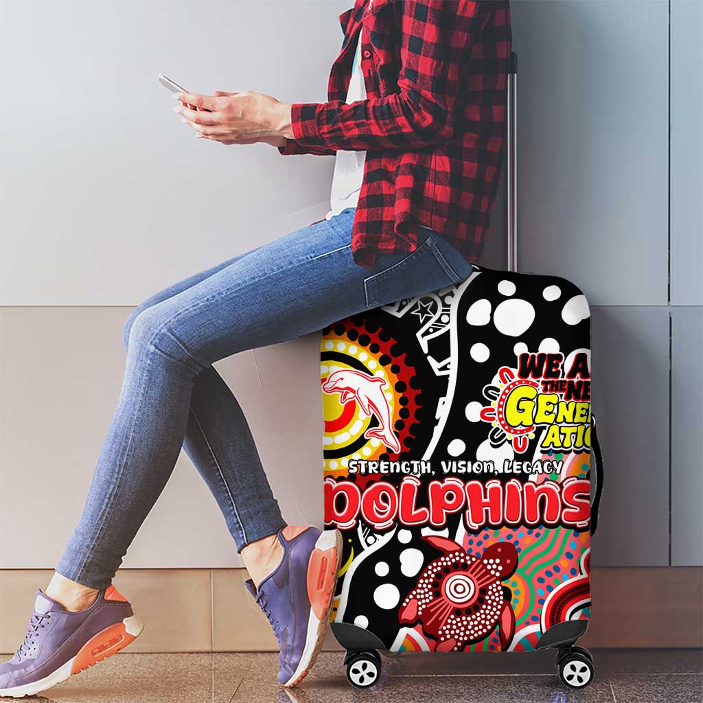 Dolphins NRL Celebrating 50 Years of Naidoc Luggage Cover NAIDOC Week 2025 Aboriginal