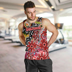 Personalised Dolphins NRL Celebrating 50 Years of Naidoc Men Tank Top NAIDOC Week 2025 Aboriginal