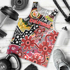 Personalised Dolphins NRL Celebrating 50 Years of Naidoc Men Tank Top NAIDOC Week 2025 Aboriginal