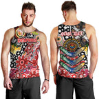 Personalised Dolphins NRL Celebrating 50 Years of Naidoc Men Tank Top NAIDOC Week 2025 Aboriginal