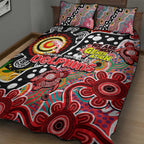 Dolphins NRL Celebrating 50 Years of Naidoc Quilt Bed Set NAIDOC Week 2025 Aboriginal