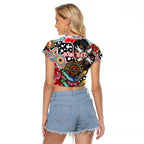 Personalised Dolphins NRL Celebrating 50 Years of Naidoc Raglan Cropped T Shirt NAIDOC Week 2025 Aboriginal