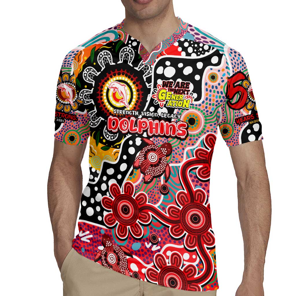 Personalised Dolphins NRL Celebrating 50 Years of Naidoc Rugby Jersey NAIDOC Week 2025 Aboriginal