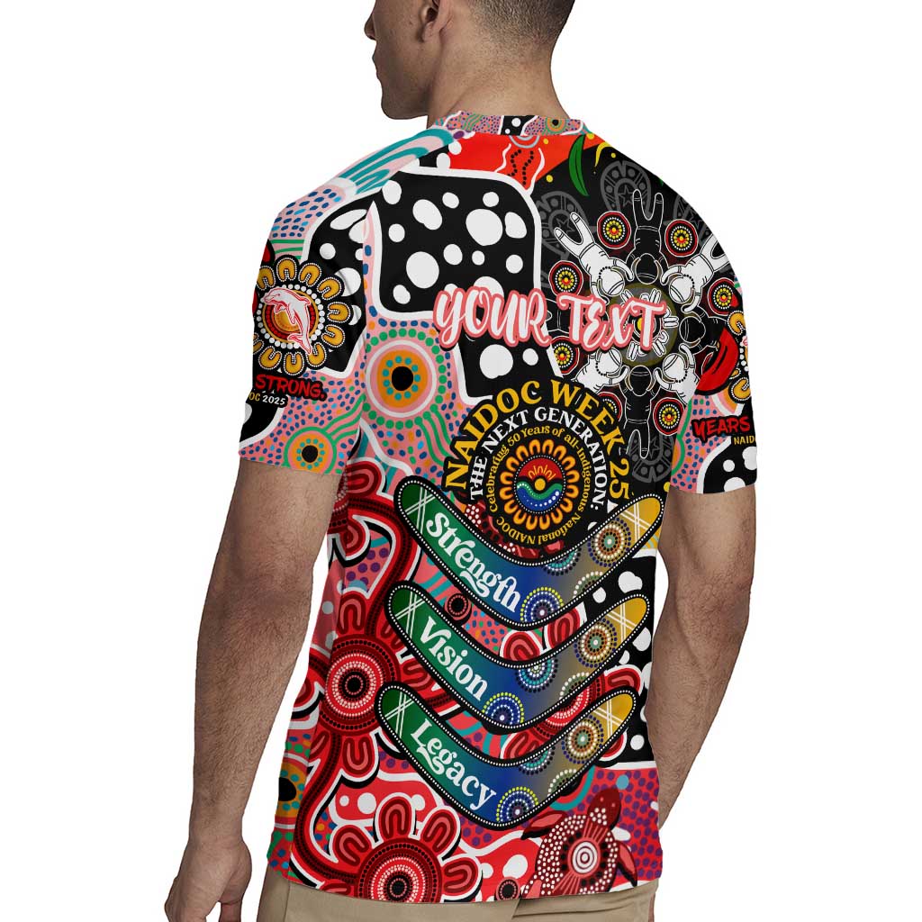 Personalised Dolphins NRL Celebrating 50 Years of Naidoc Rugby Jersey NAIDOC Week 2025 Aboriginal