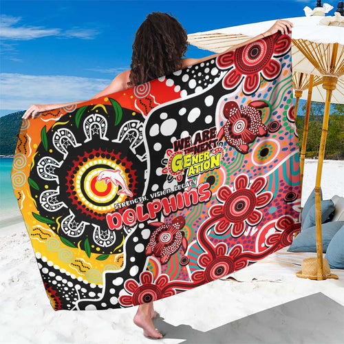 Dolphins NRL Celebrating 50 Years of Naidoc Sarong NAIDOC Week 2025 Aboriginal