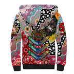 Personalised Dolphins NRL Celebrating 50 Years of Naidoc Sherpa Hoodie NAIDOC Week 2025 Aboriginal
