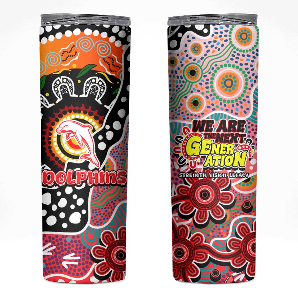 Dolphins NRL Celebrating 50 Years of Naidoc Skinny Tumbler NAIDOC Week 2025 Aboriginal