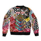 Personalised Dolphins NRL Celebrating 50 Years of Naidoc Sleeve Zip Bomber Jacket NAIDOC Week 2025 Aboriginal
