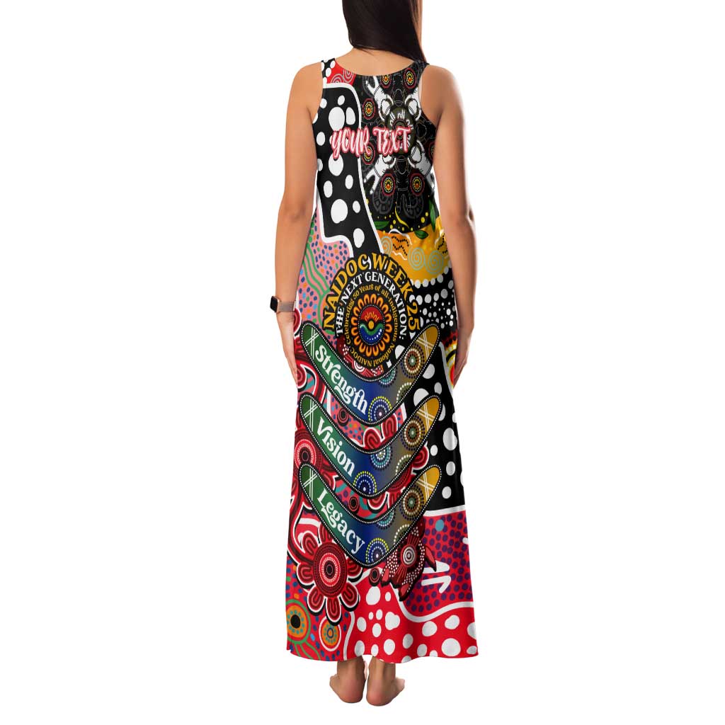 Personalised Dolphins NRL Celebrating 50 Years of Naidoc Tank Maxi Dress NAIDOC Week 2025 Aboriginal