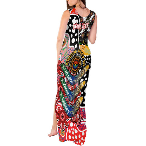 Personalised Dolphins NRL Celebrating 50 Years of Naidoc Tank Maxi Dress NAIDOC Week 2025 Aboriginal