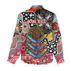 Personalised Dolphins NRL Celebrating 50 Years of Naidoc Women Casual Shirt NAIDOC Week 2025 Aboriginal