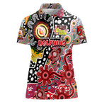 Personalised Dolphins NRL Celebrating 50 Years of Naidoc Women Polo Shirt NAIDOC Week 2025 Aboriginal