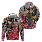 Personalised Dolphins NRL Celebrating 50 Years of Naidoc Zip Hoodie NAIDOC Week 2025 Aboriginal