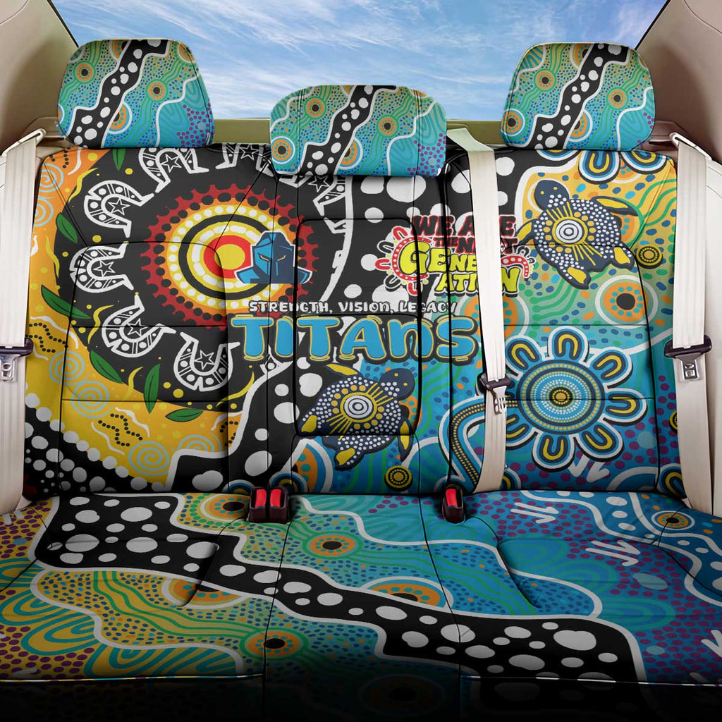 Titans NRL Celebrating 50 Years of Naidoc Back Car Seat Cover NAIDOC Week 2025 Aboriginal