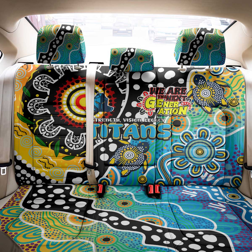 Titans NRL Celebrating 50 Years of Naidoc Back Car Seat Cover NAIDOC Week 2025 Aboriginal