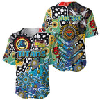 Personalised Titans NRL Celebrating 50 Years of Naidoc Baseball Jersey NAIDOC Week 2025 Aboriginal